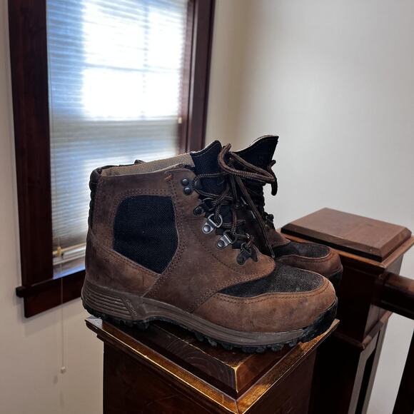 Vintage Danner Boots Mens Size 7 Brown Black GORE-TEX Vibram Hiking Outdoor USA - Picture 3 of 11